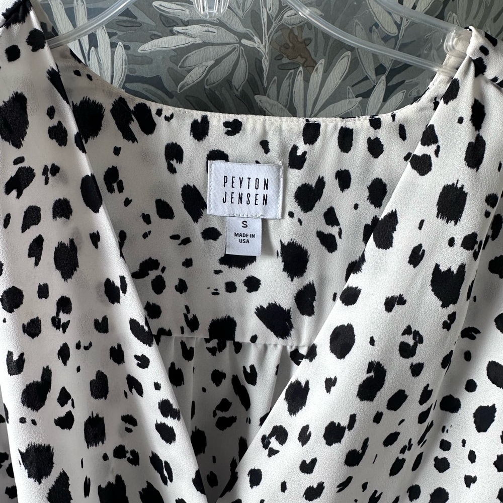 Allison Joy Black and White Blouse